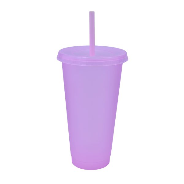 Vaso de Color con Pajilla - Imagen 4